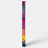 Custom Vivid Abstrakt Geometric Art Samsung Galaxy Hülle (Linke Seite)