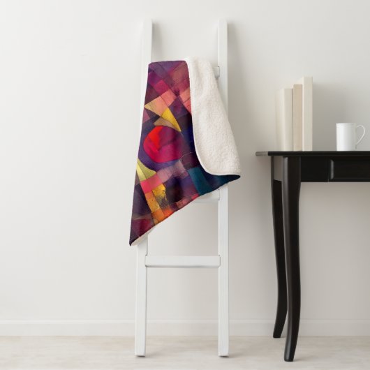 Custom Vivid Abstrakt Geometric Art Sherpadecke (Beispiel)