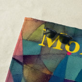 Custom Vivid Abstrakt Geometric Art Strandtuch (Beispiel)