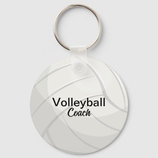 Custom Volleyball Coach Keepake Schlüsselanhänger (Vorderseite)