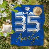 Custom Volleyball Name Number School Fleecedecke