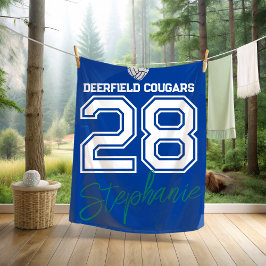 Custom Volleyball Name Number School Fleecedecke