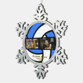 Custom Volleyball Personalisiert Foto Ornament (Rechts)