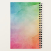 Custom Volleyball Rainbow Senior One Last Serve Notizblock (Rückseite)