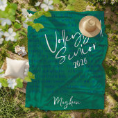 Custom Volleyball Senior Motivierend Typografy Fleecedecke