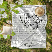 Custom Volleyball Senior Motivierend Typografy Fleecedecke