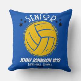 Custom Volleyball Senior Night Graduation Kissen
