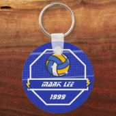 Custom Volleyball Sports Team Schlüsselanhänger (Vorderseite)