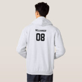 Custom Volleyball Team Name Club Hoodie (Schwarz voll)