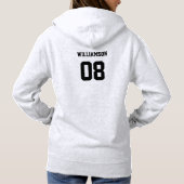 Custom Volleyball Team Name Club Hoodie (Rückseite)