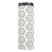 Custom Volleyball Thermosbecher (Rückseite)
