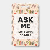 Custom Volunteer - Photo pass-  BOOKS Ausweis (Rückseite)