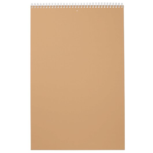 Custom Wall Calendar - Minimalistischer warmer San Kalender (Titelbild)