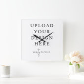 Custom Wall Clock - Mach es selbst Quadratische Wanduhr (Zuhause)