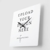 Custom Wall Clock - Mach es selbst Quadratische Wanduhr (Winkel)