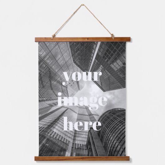 Custom Wandteppich Mit Holzrahmen (Vorderseite)