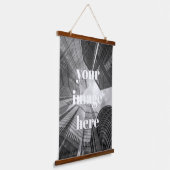 Custom Wandteppich Mit Holzrahmen (Gewinkelt)