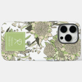 Custom Waratah & Gumnut Eukalyptus Case-Mate iPhone Hülle (Rückseite (Horizontal))