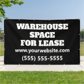 Custom Warehouse Space Lease Banner (Außenbereich)