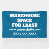 Custom Warehouse Space Lease Banner (Horizontal)