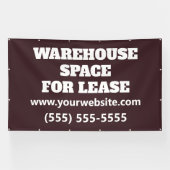 Custom Warehouse Space Lease Banner (Horizontal)