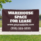 Custom Warehouse Space Lease Banner (Außenbereich)
