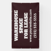 Custom Warehouse Space Lease Banner (Vertikal)