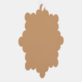 Custom Warm Sand Ornament Card Karte (Rechts)