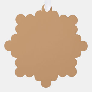 Custom Warm Sand Ornament Card Karte