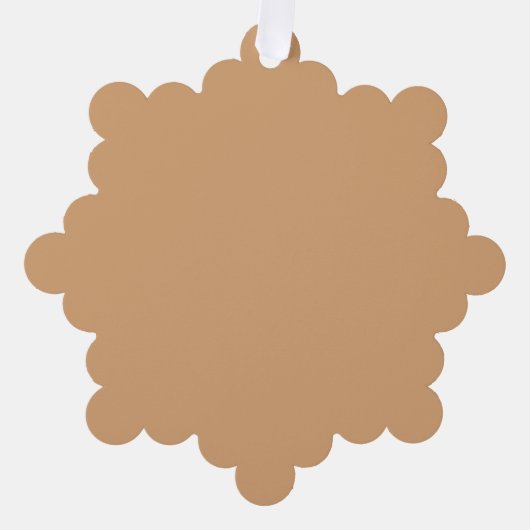 Custom Warm Sand Ornament Card Karte (Vorderseite)