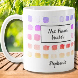 Custom Wassercolor Artist Pink nicht Paint Water Kaffeetasse