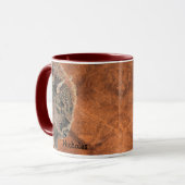 Custom Wassercolor Bison Buffalo Tasse (Vorderseite Links)