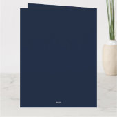 Custom Wassercolor Weihnachtsbunny Rabbit Karte (Rückseite)