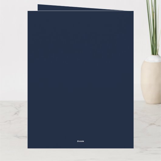 Custom Wassercolor Weihnachtsbunny Rabbit Karte (Rückseite)