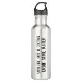 Custom Water Bottle with - Personalized Water Bot Edelstahlflasche (Vorderseite)