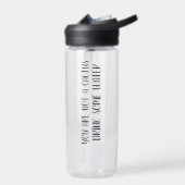 Custom Water Bottle with - Personalized Water Bot Trinkflasche (Links)