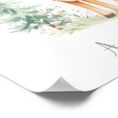 Custom Water color Deodland Animal Kinderzimmer Poster (Ecke)