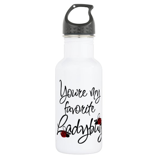 Custom - Water Flasche (18 oz) Edelstahlflasche (Vorderseite)