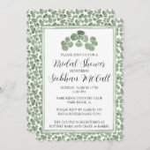 Custom Watercolor Celtic Clover Shamroch Irish Einladung (Vorne/Hinten)