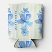 Custom Watercolor Floral Dosenkühler (Vorderseite)