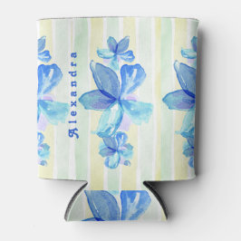 Custom Watercolor Floral Dosenkühler