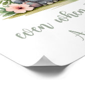 Custom Watercolor Hippo Giro del Malcantone Kinder Poster (Ecke)