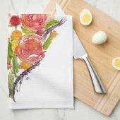 Custom Watercolor Kitchen Towels Geschirrtuch (Viertel Falte)