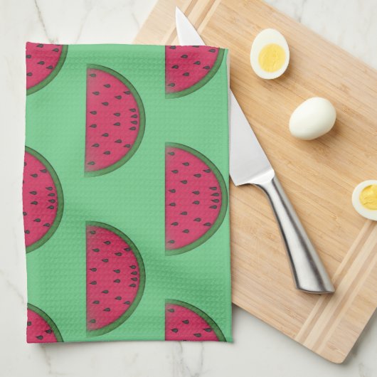 Custom Watermelon Küchentücher (Viertel Falte)