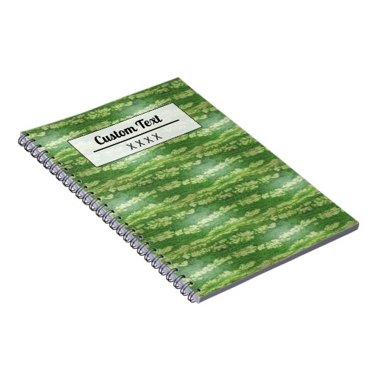 Custom Watermelon Skin Texture Pattern Notizblock (Rechte Seite)