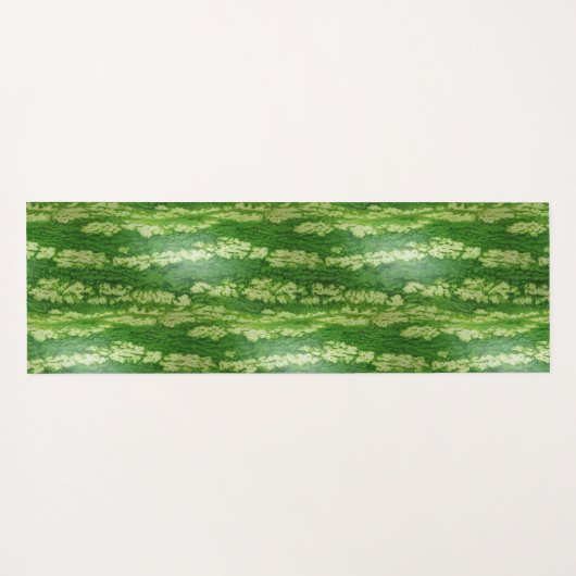 Custom Watermelon Skin Texture Pattern Yogamatte (Rückseite (Horizontal))