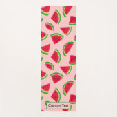 Custom Watermelon Slice Pattern Yogamatte (Vorderseite)