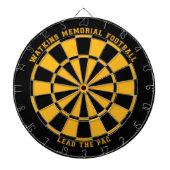 Custom Watkins Memorial Dartboard 123c / Black Dartscheibe (vorne)