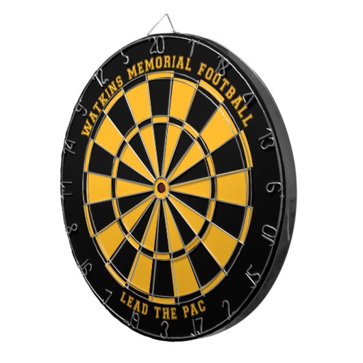 Custom Watkins Memorial Dartboard 123c / Black Dartscheibe (Vorderseite rechts)