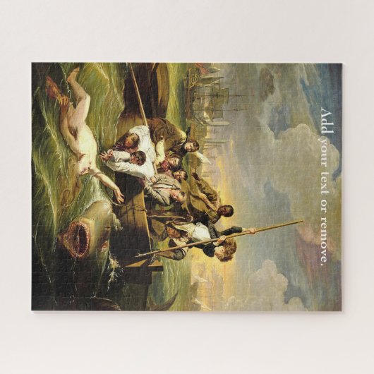 Custom, "Watson and the Shark" John Copley, 1782. Puzzle (Horizontal)